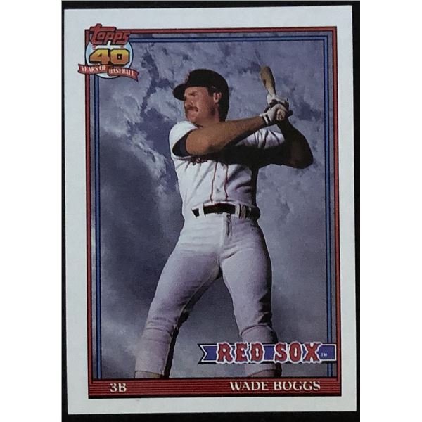 1991 TOPPS WADE BOGGS (HOF)