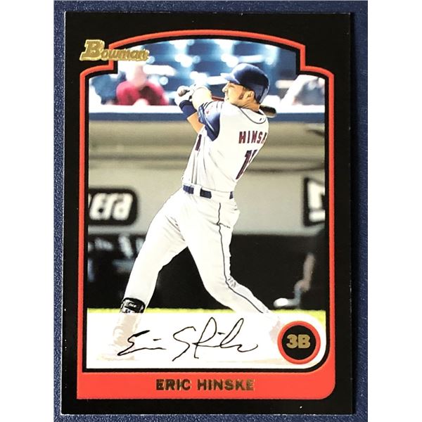 2003 BOWMAN ERIC HINSKE ROOKIE CARD