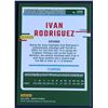 Image 2 : 2023 DONRUSS PANINI IVAN RODRIGUEZ (HOF)