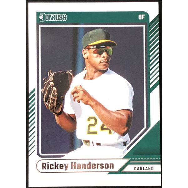 2024 DONRUSS RICKEY HENDERSON (HOF)
