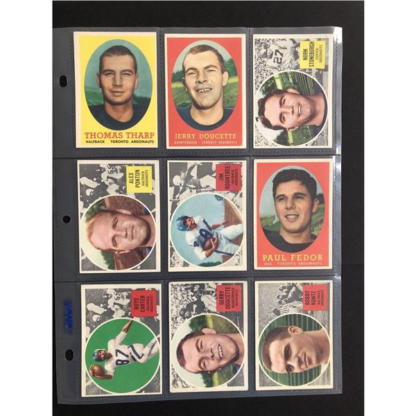 1960's CFL COLLECTION - TORONTO ARGONAUTS (9)
