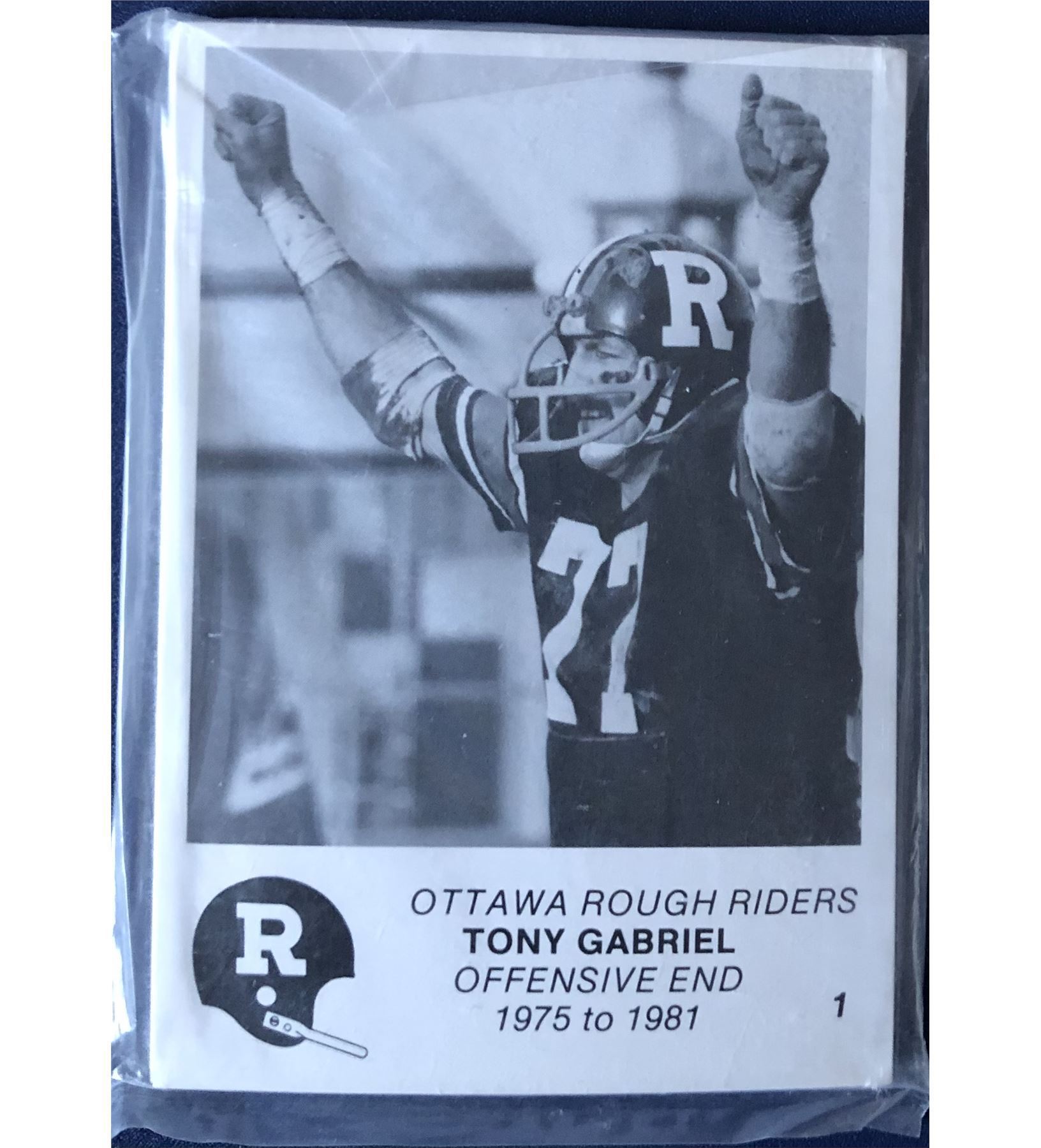 1982 JOGO Ottawa Rough Riders all time team greats set