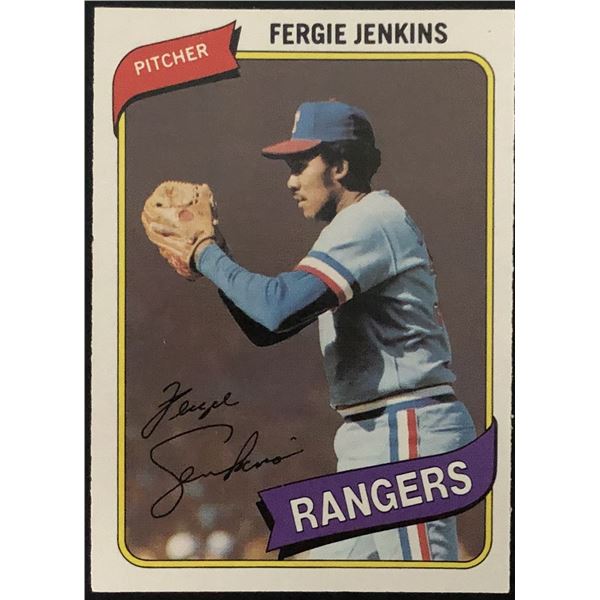 1980 O-PEE-CHEE FERGIE JENKINS (HOF)