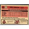Image 2 : 1981 O-PEE-CHEE KIRK GIBSON ROOKIE CARD