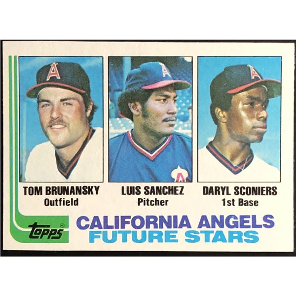1982 TOPPS TOM BRUNANSKY ROOKIE CARD