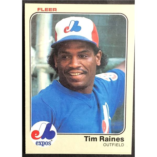 1983 FLEER TIM RAINES (HOF)