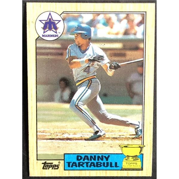 1987 TOPPS DANNY TARTABULL ROOKIE CARD