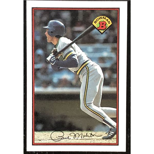 1989 BOWMAN PAUL MOLITOR (HOF)