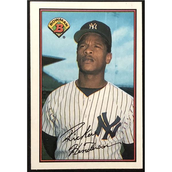 1989 BOWMAN RICKEY HENDERSON (HOF)