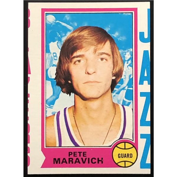 1974-75 TOPPS PETE MARAVICH (HOF)