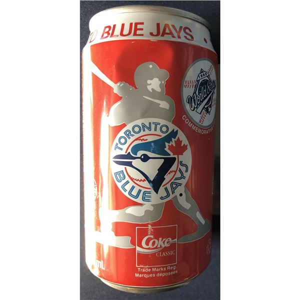 1992 COCA COLA TORONTO BLUE JAYS WORLD SERIES CHAMPS COLLECTIBLE CAN