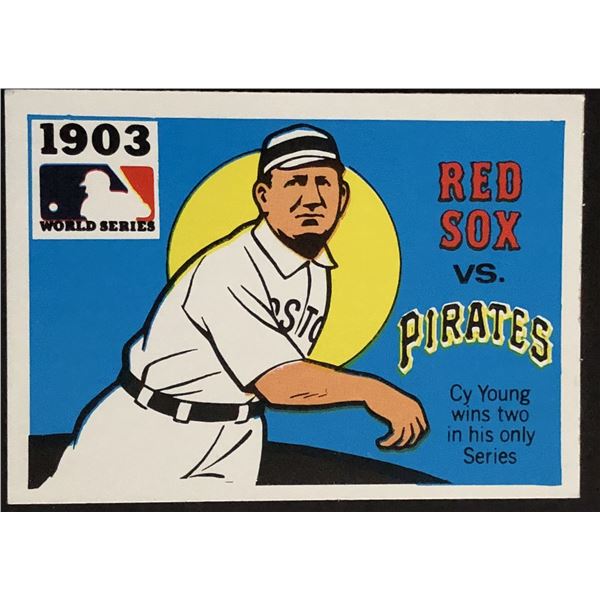 1971 FLEER WORLD SERIES BLACK BACK CY YOUNG (HOF)