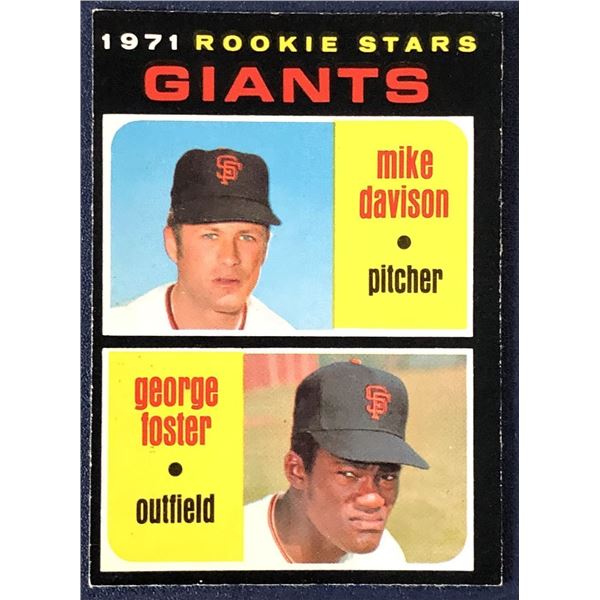 1971 O-PEE-CHEE GEORGE FOSTER ROOKIE CARD