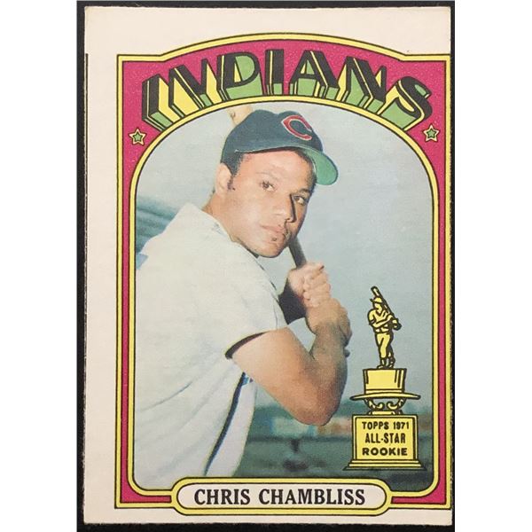 1972 O-PEE-CHEE CHRIS CHAMBLISS ROOKIE CARD