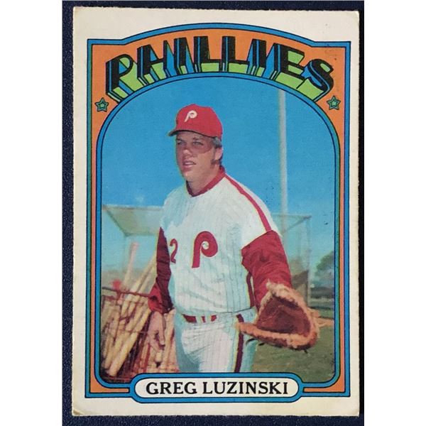 1972 O-PEE-CHEE GREG LUZINSKI ROOKIE CARD