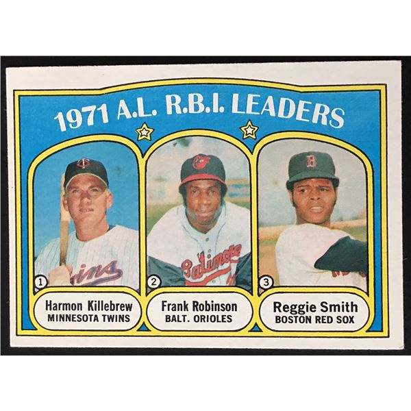 1972 TOPPS HARMON KILLEBREW / FRANK ROBINSON (HOF)