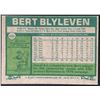 Image 2 : 1977 TOPPS BERT BLYLEVEN (HOF)