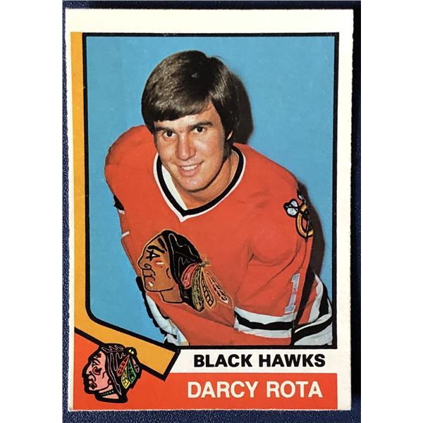 1974-75 O-PEE-CHEE DARCY ROTA ROOKIE CARD