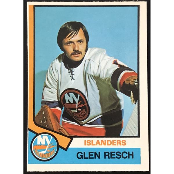 1974-75 O-PEE-CHEE GLENN 'CHICO' RESCH ROOKIE CARD