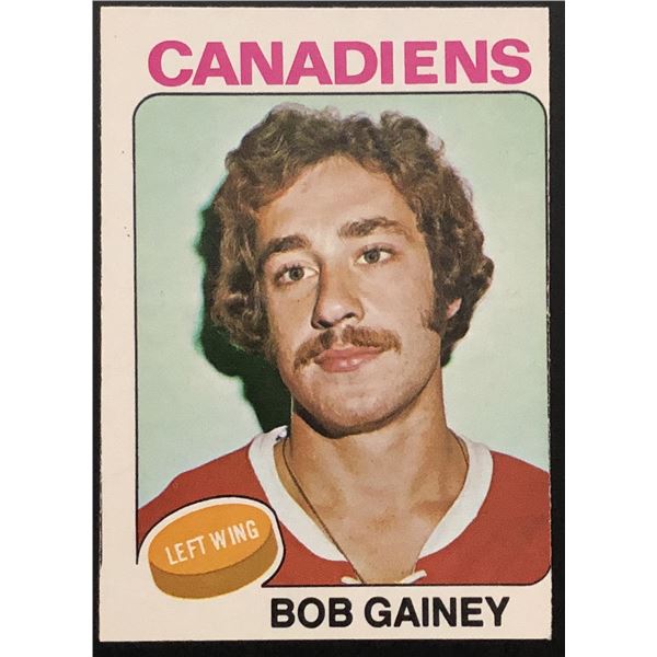 1975-76 O-PEE-CHEE BOB GAINEY (HOF)