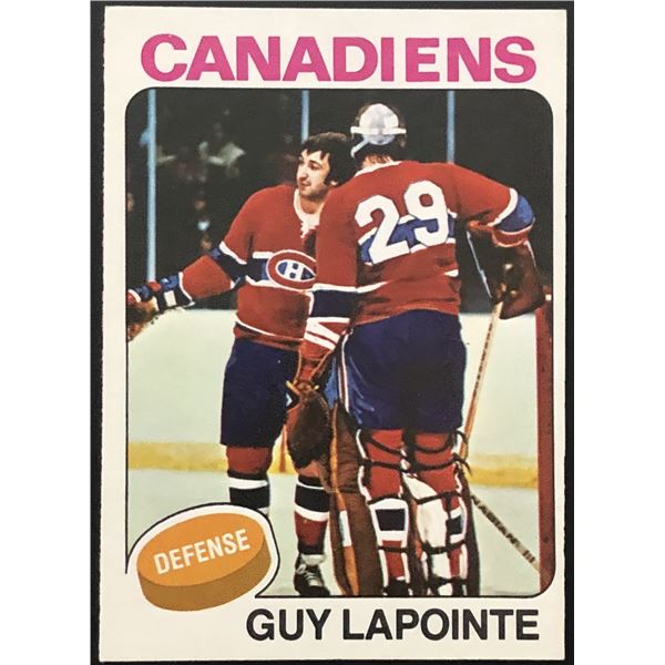 1975-76 O-PEE-CHEE GUY LAPOINTE (HOF)