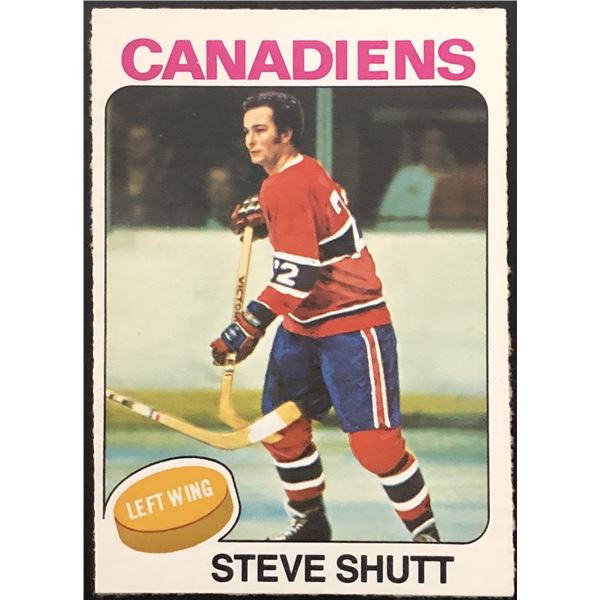 1975-76 O-PEE-CHEE STEVE SHUTT (HOF)