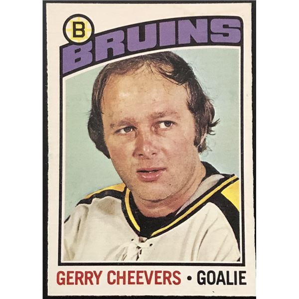 1976-77 O-PEE-CHEE GERRY CHEEVERS (HOF)