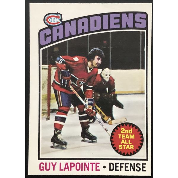 1976-77 O-PEE-CHEE GUY LAPOINTE (HOF)