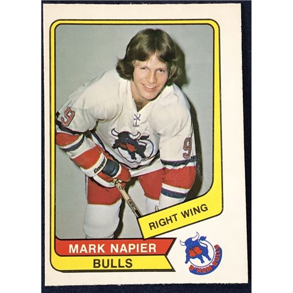 1976-77 O-PEE-CHEE MARK NAPIER ROOKIE CARD