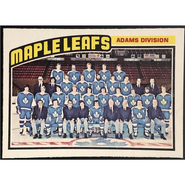1976-77 O-PEE-CHEE TORONTO MAPLE LEAFS