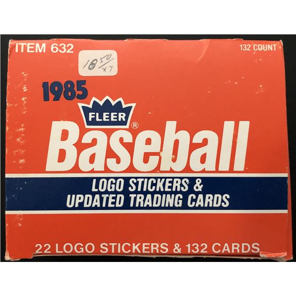 1985 FLEER BASEBALL ROOKIE & TRADED SET