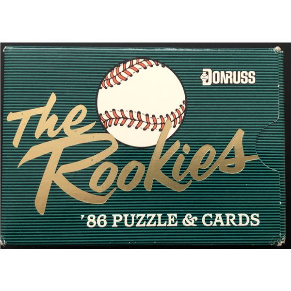 1986 DONRUSS BASEBALL 'THE ROOKIES' BOX SET