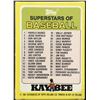 Image 2 : 1987 TOPPS KAYBEE SUPERSTARS OF BASEBALL SET