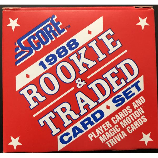 1988 SCORE BASEBALL ROOKIE & TRADED SET