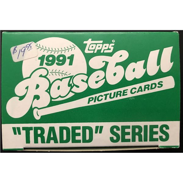 1991 TOPPS BASEBALL ROOKIE & TRADED SET