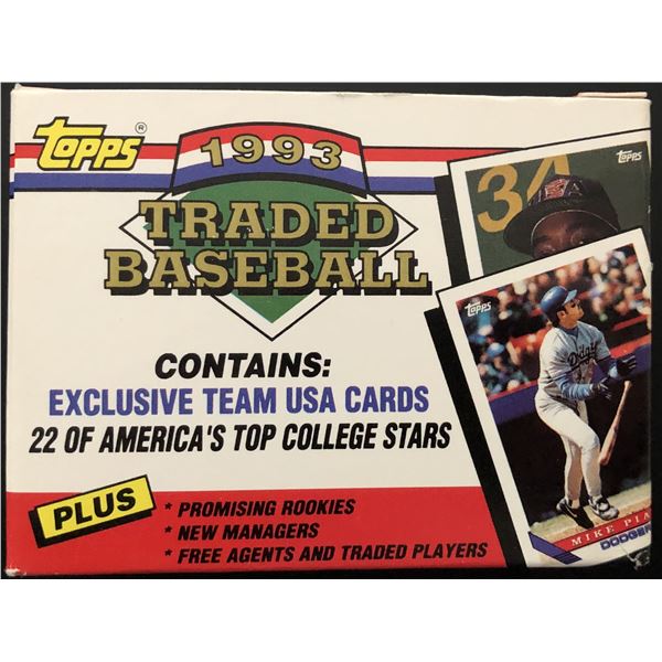 1993 TOPPS BASEBALL ROOKIE & TRADED SET
