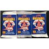 Image 1 : 1989 SCORE BASEBALL CELLO PACKS (3)