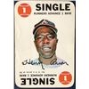 Image 1 : 1968 TOPPS INSERT HANK AARON (HOF)