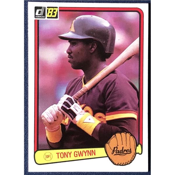 1983 DONRUSS TONY GWYNN (HOF) ROOKIE CARD