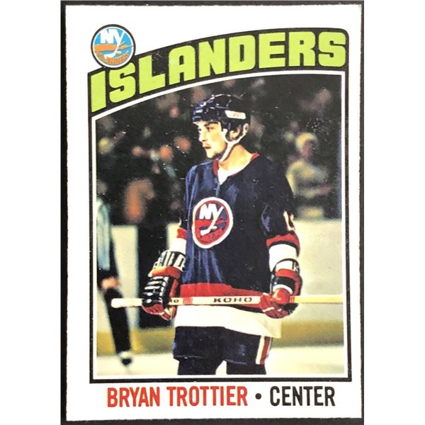 1976-77 O-PEE-CHEE BRYAN TROTTIER (HOF) ROOKIE CARD