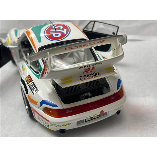 2 Pc - 1:18 Scale 1996 Porsche 911 Gt2 #74 Stuck Team Stp Die Cast