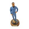 Image 2 : Sir Jack Brabham Cold Cast Porcelain Figurine, Hand Sculpted By Paul Szeiler For Endurance Ltd. - Li