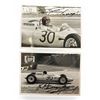 Image 1 : 2 Pc - Signed Original Professional Photos Of Dan Gurney In His 1962 Porsche Type 804 F1 Car (5X7)