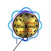 Image 1 : Vintage Original Wells Blue Bunny Ice Cream Neon Clock NOS