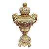 Image 2 : Spectacular Vintage Meissen Lidded Urn, Hand Painted & Decorated
