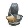Image 2 : Bronze Bust Of First Nations Man "Sleeping Thunder" Signed Moreau