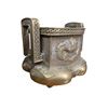 Image 2 : Vintage Brass Chinese Footed Incense Bowl With Handles & Dragon Motif