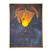 Image 1 : Framed Oil On Canvas Vietnam Era Painting "﻿Creation" By American Artist Gauna