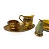 Image 2 : 2 Royal Winton Gold Gilted Cream & Sugars With Pear Shaker