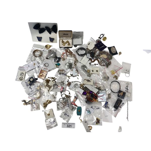 Assorted Vintage Costume Jewelry